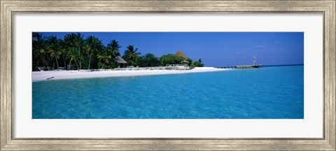 Framed Thulhagiri Island Resort Maldives Print