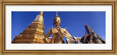 Framed Wat Phra Kaeo, Grand Palace, Bangkok, Thailand Print