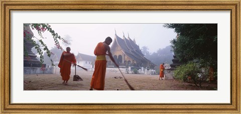 Framed Vat Xieng Thong, Luang Prabang, Laos Print