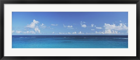 Framed Clouds over the ocean, Atlantic Ocean, Bermuda Print