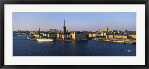 Framed Stockholm skyline, Sweden Print