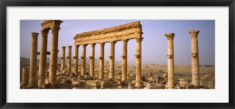 Framed Ruins in Palmyra, Syria Print