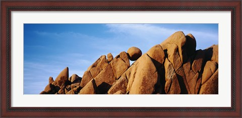 Framed Close-up of rocks, Mojave Desert, Joshua Tree National Monument, California, USA Print