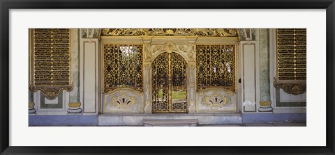 Framed Facade of a conference room, Topkapi Palace, Istanbul, Turkey Print