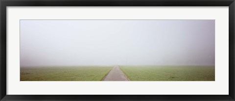 Framed Road passing through a landscape, Baden-Wurttemberg, Germany Print