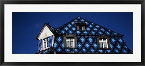 Framed High section view of a house, Germany Print