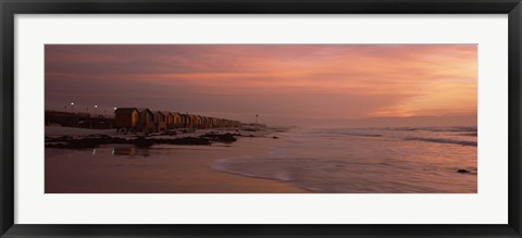 Framed Muizenberg Beach, False Bay, Cape Town, Western Cape Province, Republic of South Africa Print