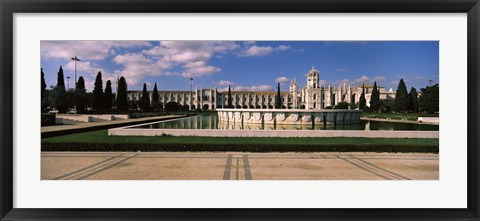 Framed Dos Jeronimos Monastery, Belem, Lisbon, Portugal Print