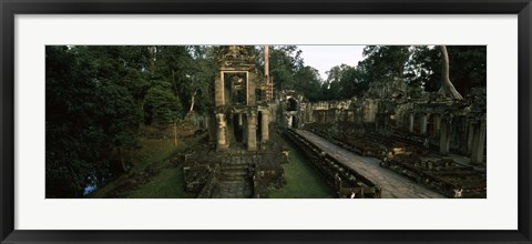 Framed Preah Khan, Angkor, Cambodia Print