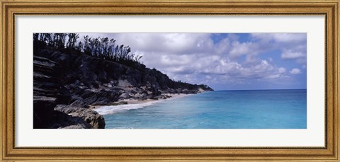 Framed Clouds over the sea, Bermuda Print