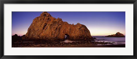 Framed Pfeiffer Beach, Big Sur, California Print