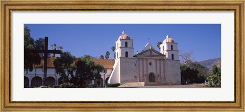 Framed Facade of a mission, Mission Santa Barbara, Santa Barbara, California, USA Print