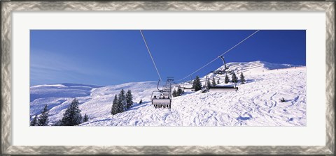 Framed Ski resort, Reith Im Alpbachtal, Tyrol, Austria Print