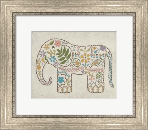 Framed Laurel&#39;s Elephant II Print