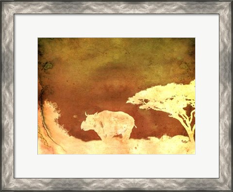 Framed Safari Sunrise II Print
