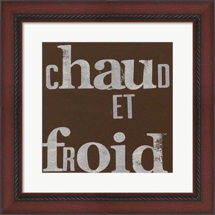 Framed French Laundry III Print
