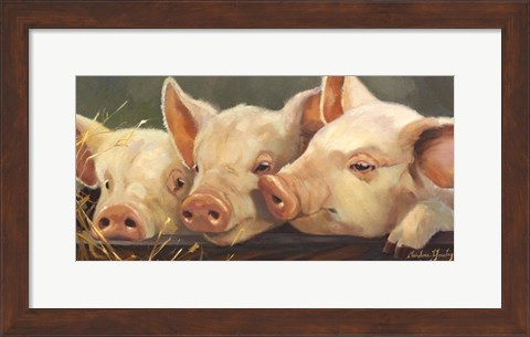 Framed Pig Heaven Print