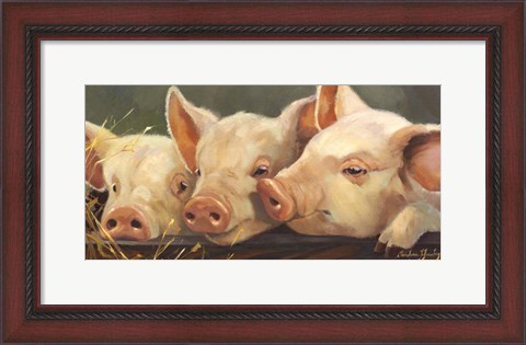 Framed Pig Heaven Print