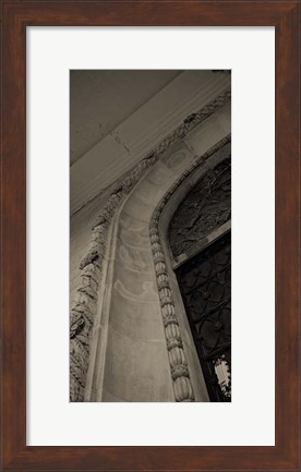 Framed Sepia Architecture IV Print