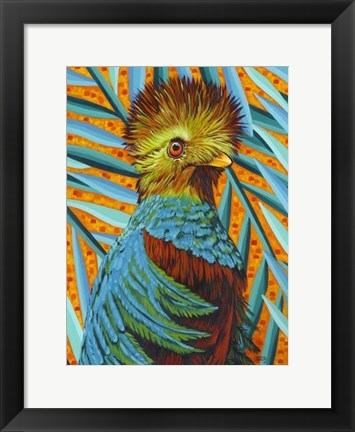 Framed Bird in the Tropics I Print