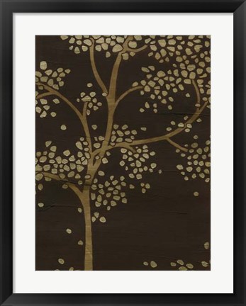 Framed Gilded Bough II Print