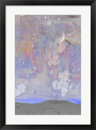 Framed Silvery Moon II Print
