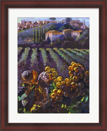 Framed View of Tuscany Print