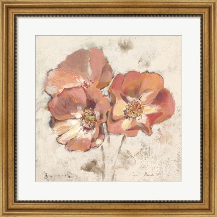 Framed Painted Roses Print