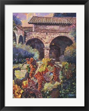 Framed Harvest at the Mission Print