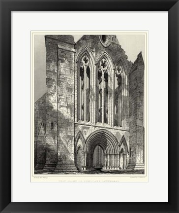 Framed Gothic Detail VI Print