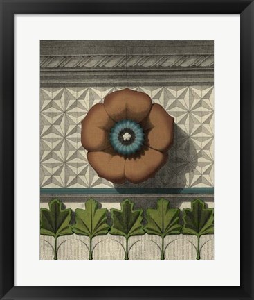 Framed Floral Detail II Print