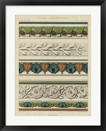 Framed Panel Ornamentale II Print