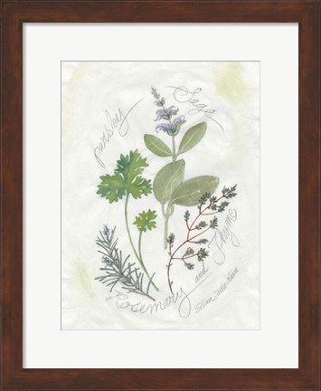 Framed Parsley &amp; Sage Print