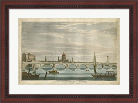 Framed Waterloo Bridge Print