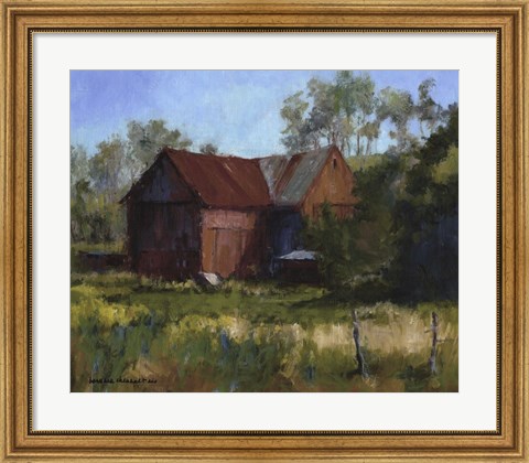 Framed Amish Country Barn Print