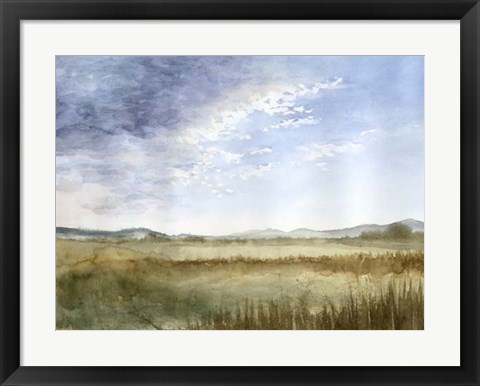 Framed Montana Horizon I Print