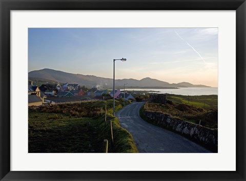 Framed Eyeries Village, Beara Peninsula, County Cork, Ireland Print