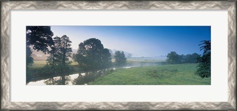 Framed Taw River near Barnstaple N Devon England Print