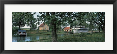 Framed Gota Canal Ruda, Stergotland Sweden Print