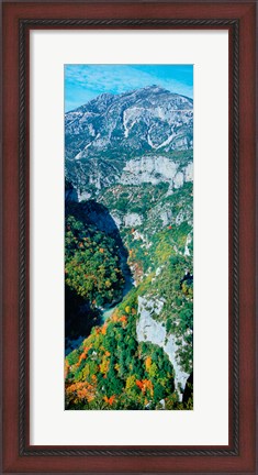 Framed Verdon Gorge in autumn, Provence-Alpes-Cote d&#39;Azur, France Print
