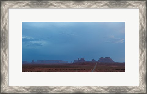 Framed Buttes Rock Formations Under a Stormy Sky Print