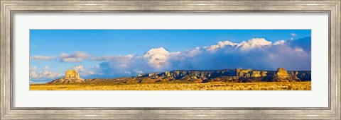 Framed Storm clouds over White Mesa, San Juan County, Utah, USA Print
