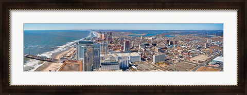 Framed Cityscape, Atlantic City, New Jersey, USA Print