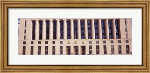 Framed Facade of a government building, Davidson County Courthouse, Nashville, Davidson County, Tennessee, USA Print
