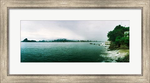Framed Guanabara Bay, Niteroi, Rio de Janeiro, Brazil Print