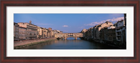 Framed Vecchio Bridge Florence Italy Print