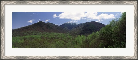 Framed Clouds over mountains, Great Smoky Mountains National Park, Tennessee, USA Print