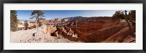 Framed Rock formations at Bryce Canyon National Park, Utah, USA Print