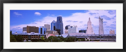 Framed Skyscraper and Broadway Bridge in Kansas City, Missouri, USA 2012 Print
