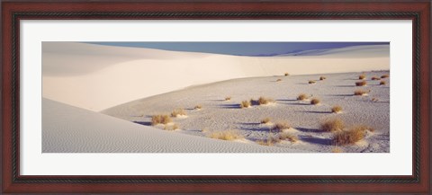 Framed View of the White Sands Desert in New Mexico Print